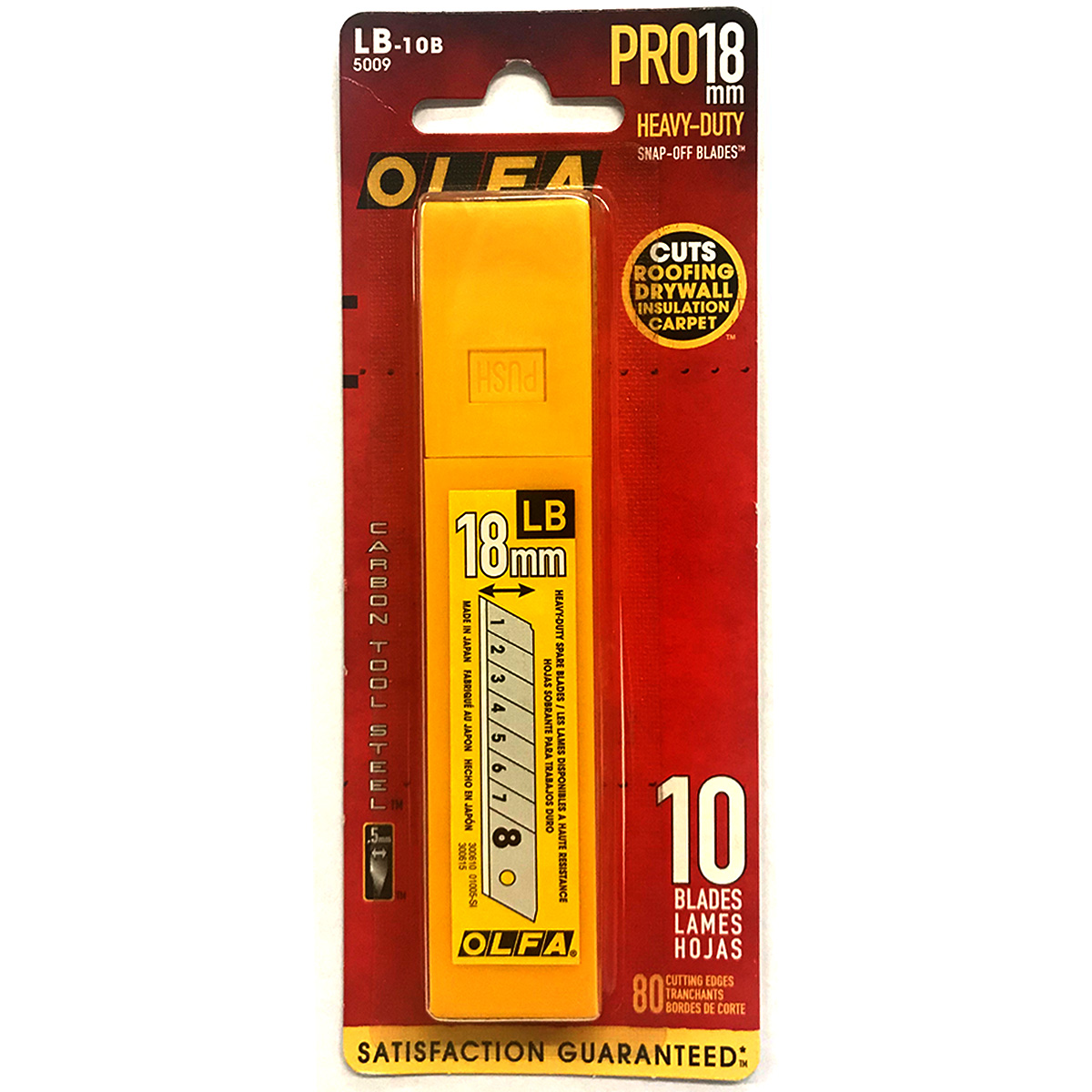 OLFA 18mm Silver Blades (LB10B) 10 Pack