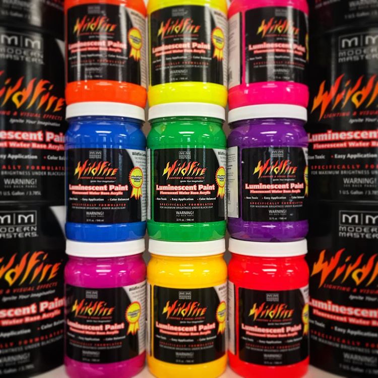 Wildfire Visible Fluorescent Paint